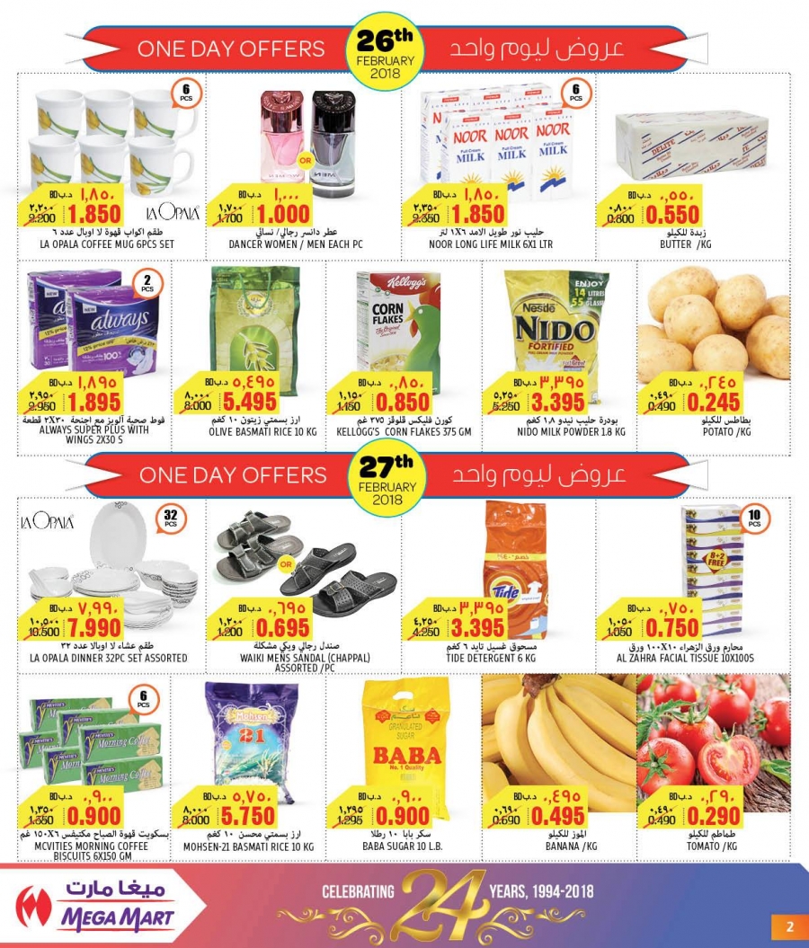 Mega Mart Anniversary Offers