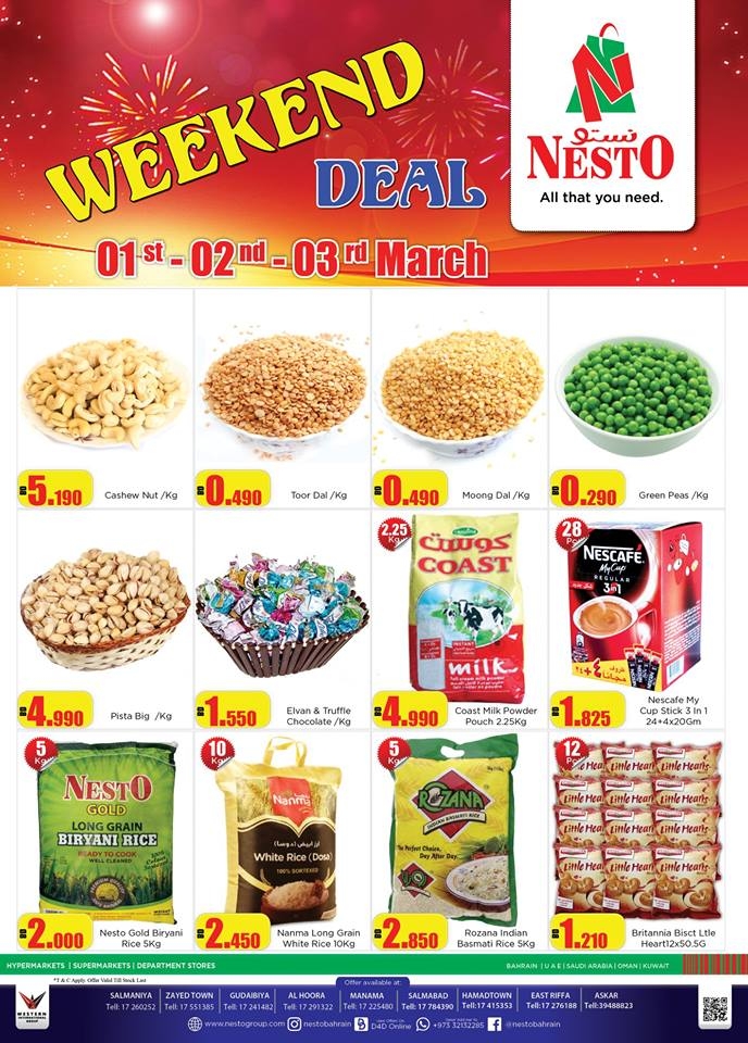 Nesto Supermarket Bahrain Weekend Deals