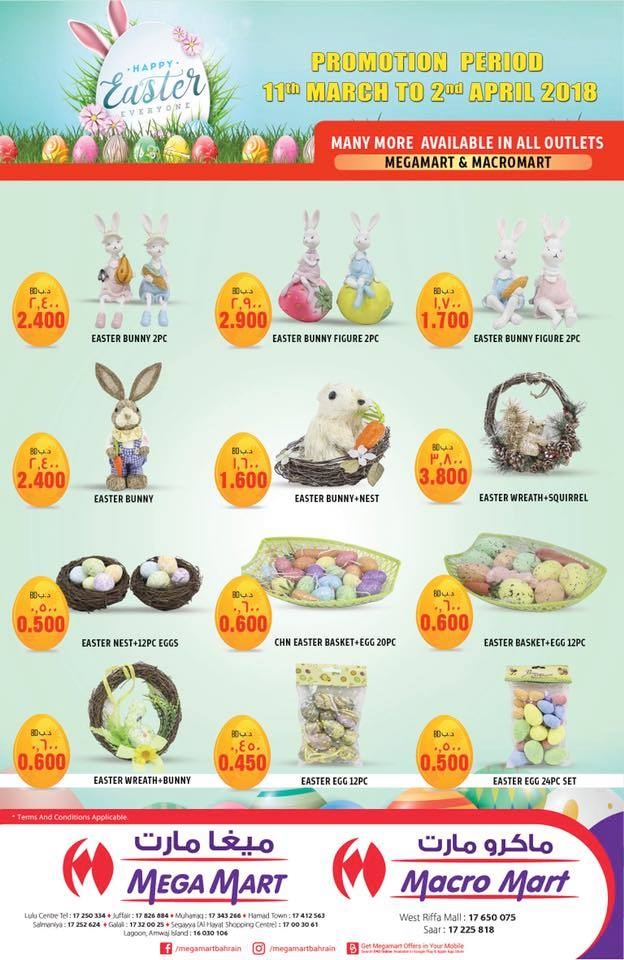 Mega Mart Easter Offers