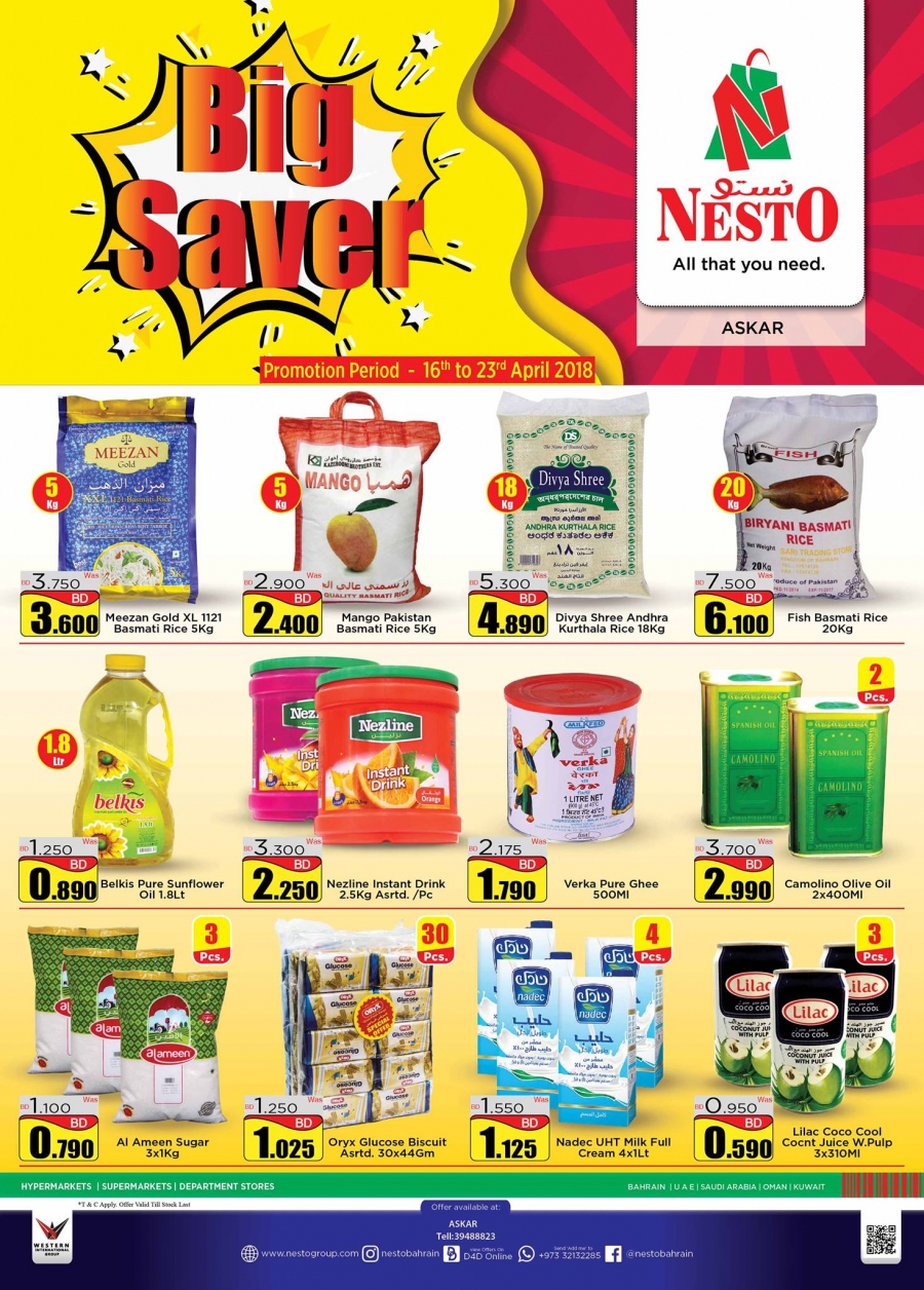 Big Saver Offers at Nesto Supermarket Askar