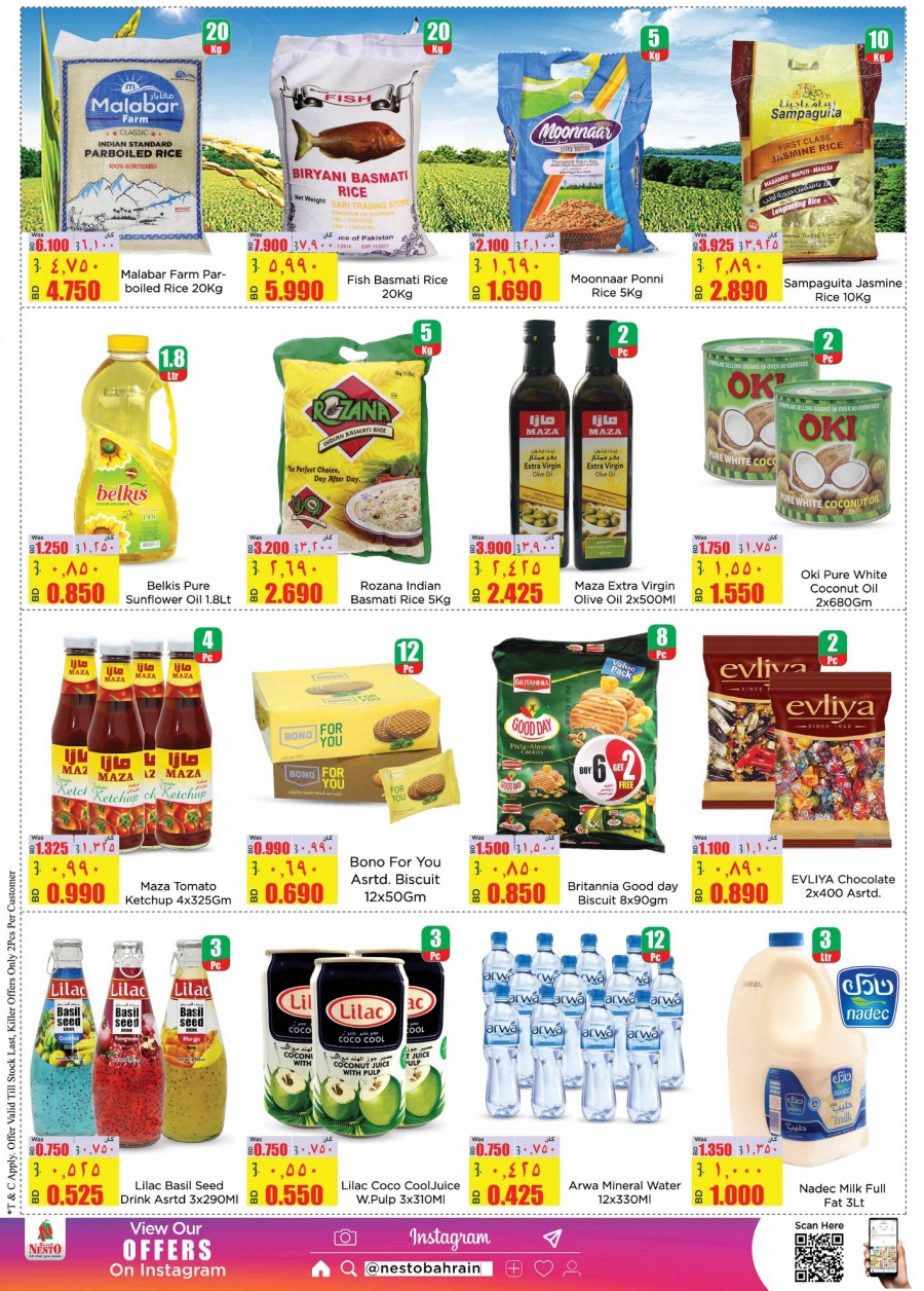 Anniversary Offers at Nesto Supermarket