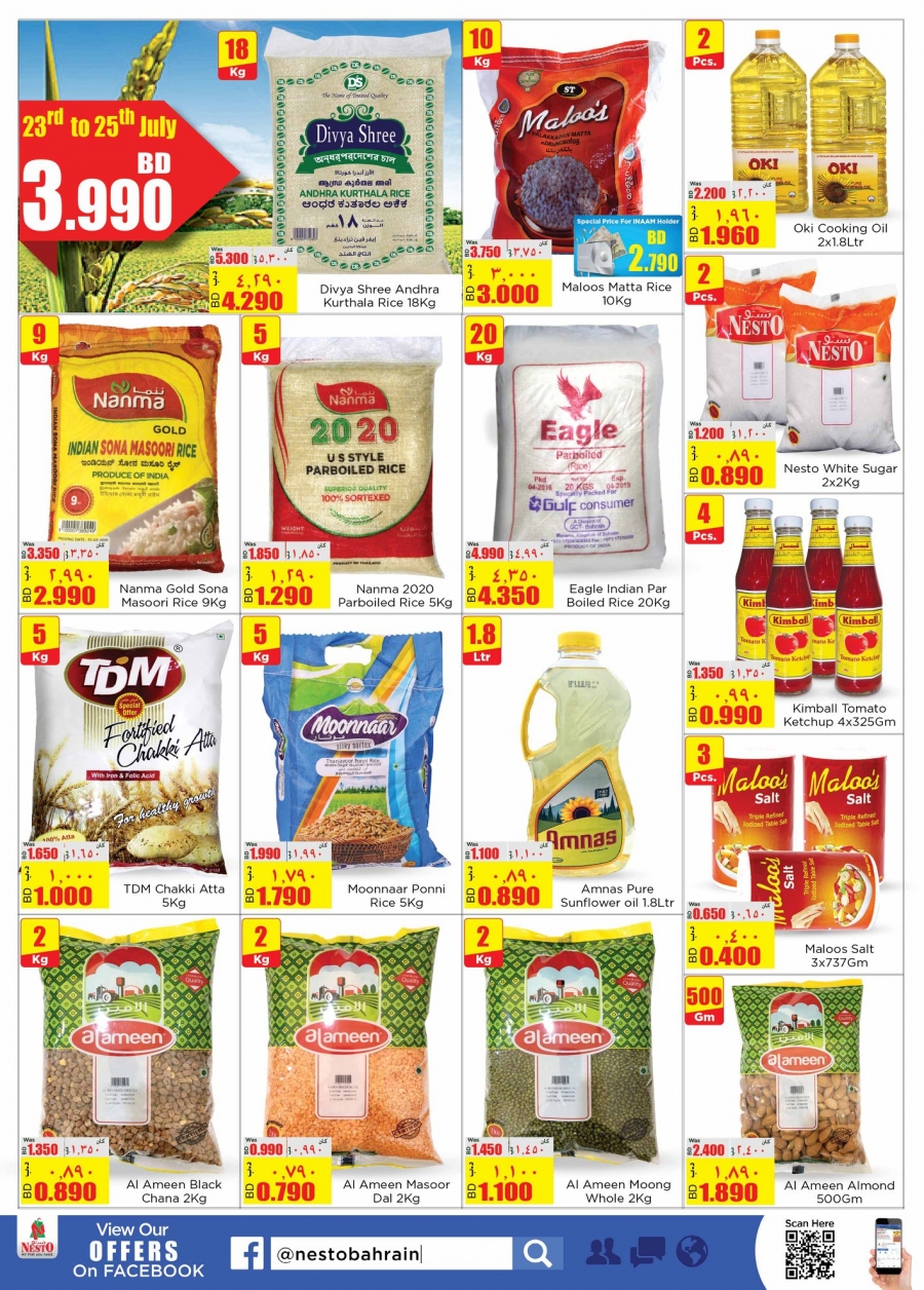 Nesto Supermarket Best Value Offers in Bahrain