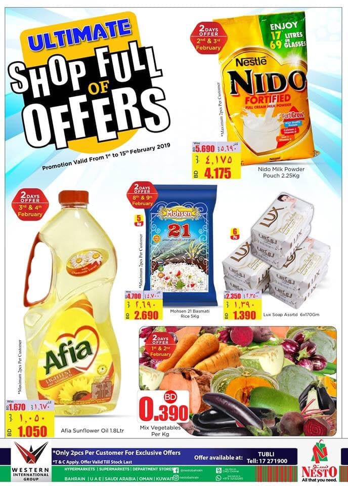 Nesto Hypermarket Ultimate Shop Full Offers @ Tubli 