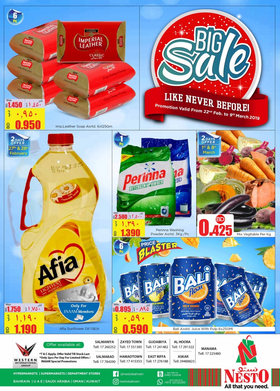 Nesto Hypermarket  Big Sale 