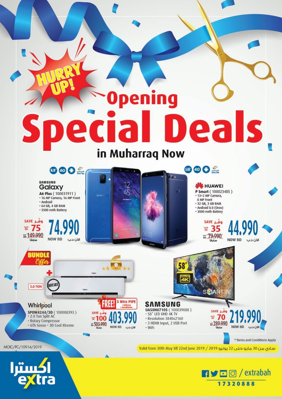 Extra Stores Opening Special Deals