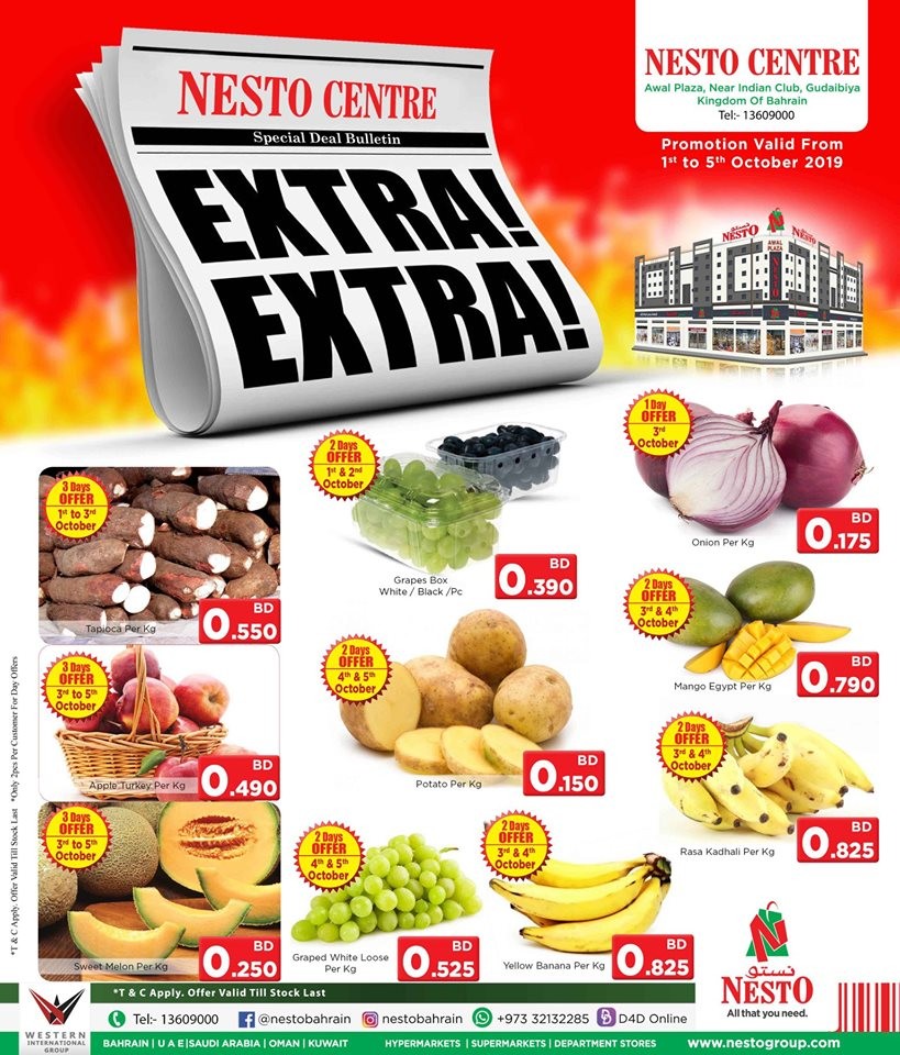 Nesto Centre Extra Offers