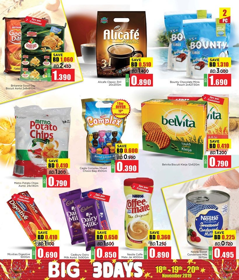 Nesto Hypermarket Big 3 Days Offers