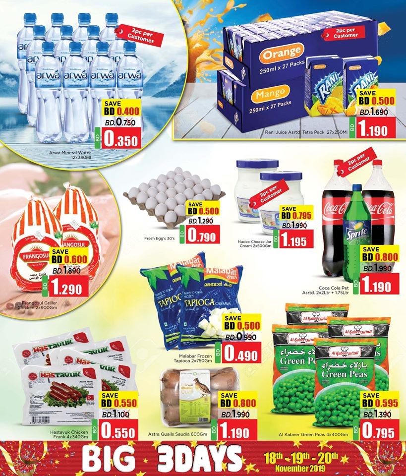 Nesto Hypermarket Big 3 Days Offers