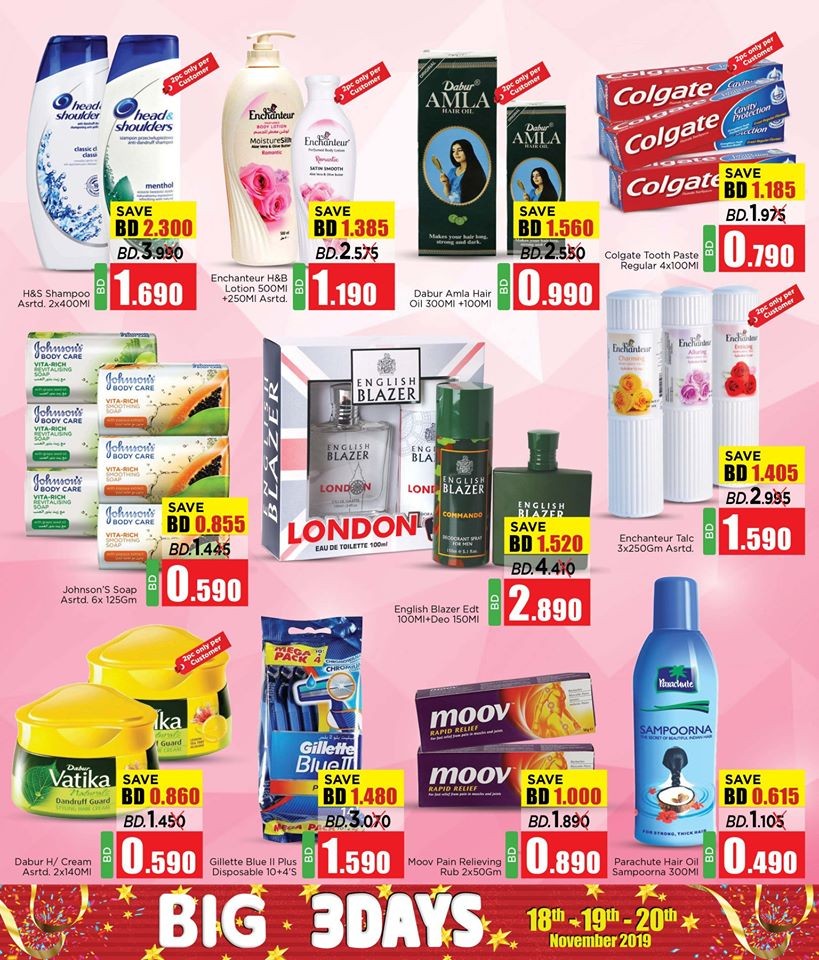 Nesto Hypermarket Big 3 Days Offers