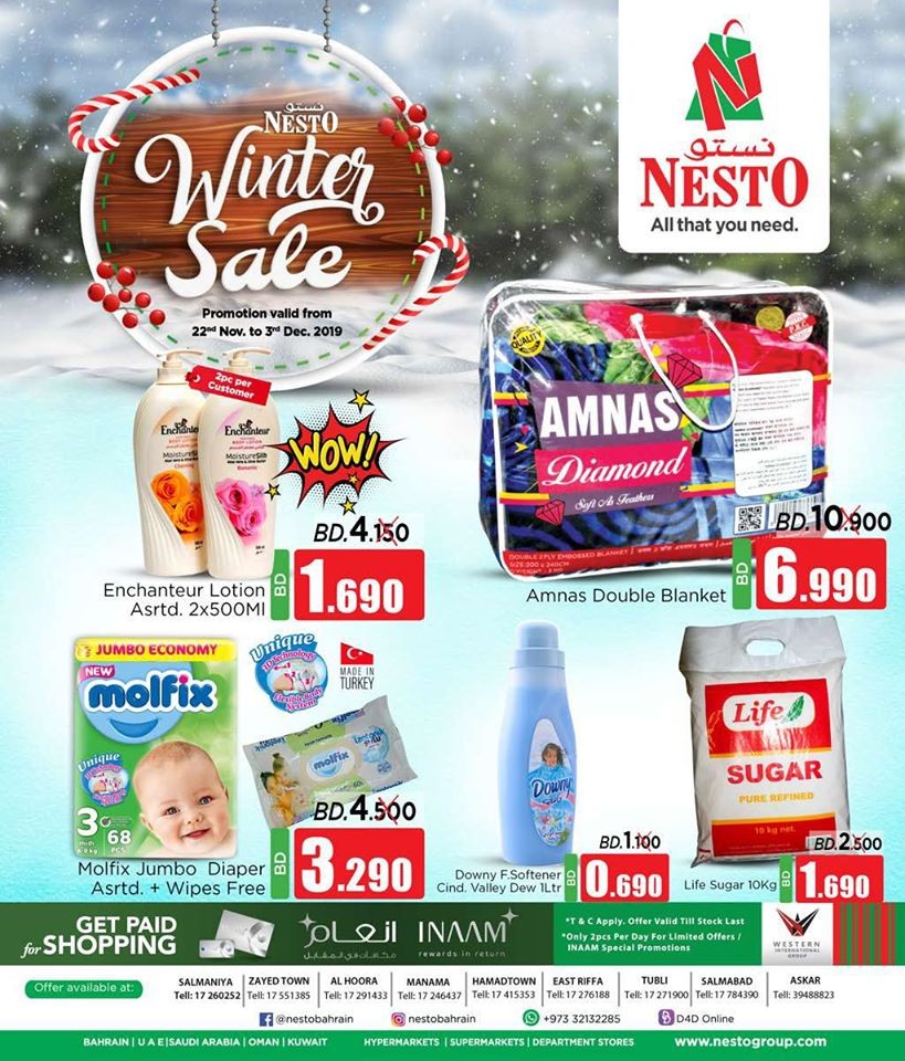 Nesto Hypermarket Winter Sale Offers