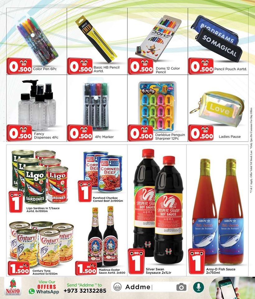 Nesto Supermarket Bahrain National Day Offers