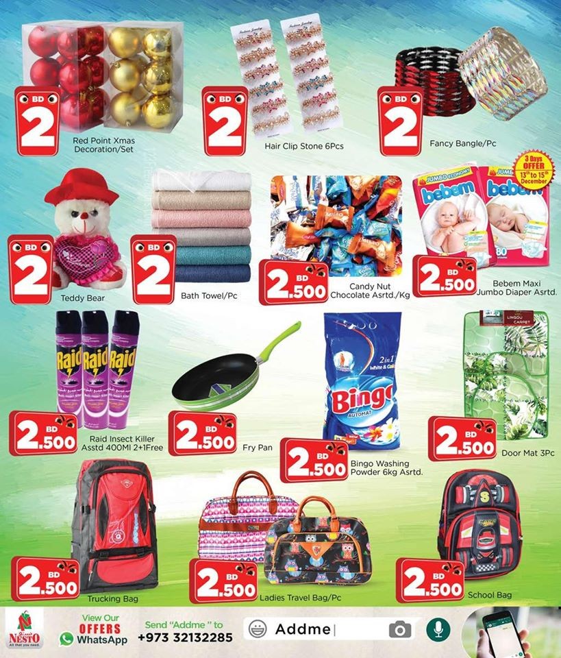 Nesto Supermarket Bahrain National Day Offers