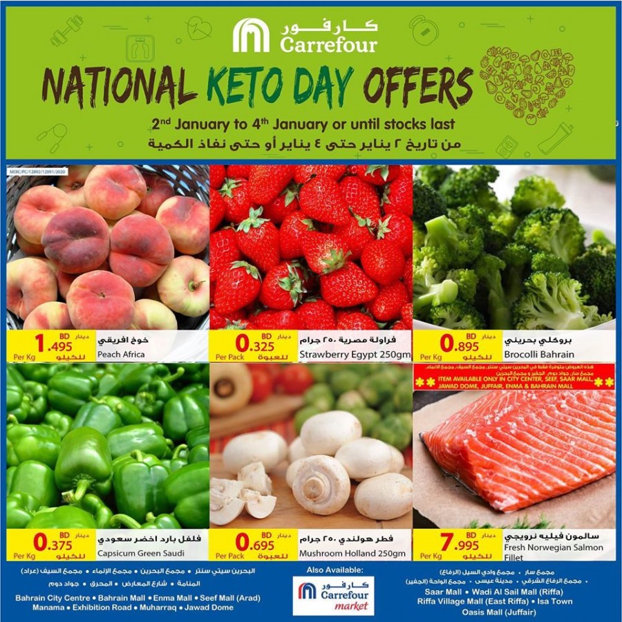Carrefour National Keto Day Offers