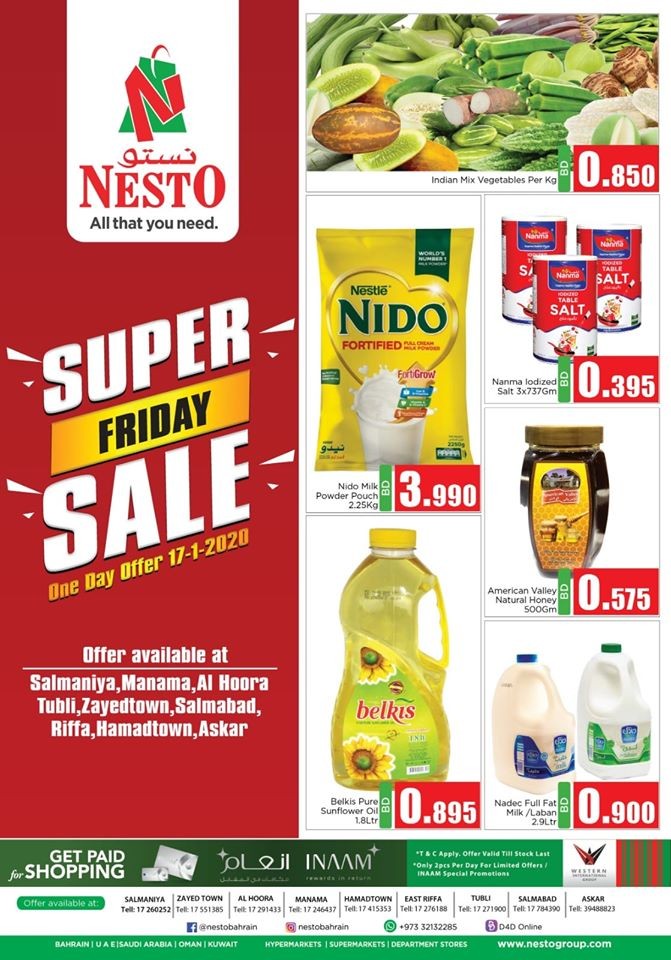 Nesto Supermarket Super Friday Sale Offers