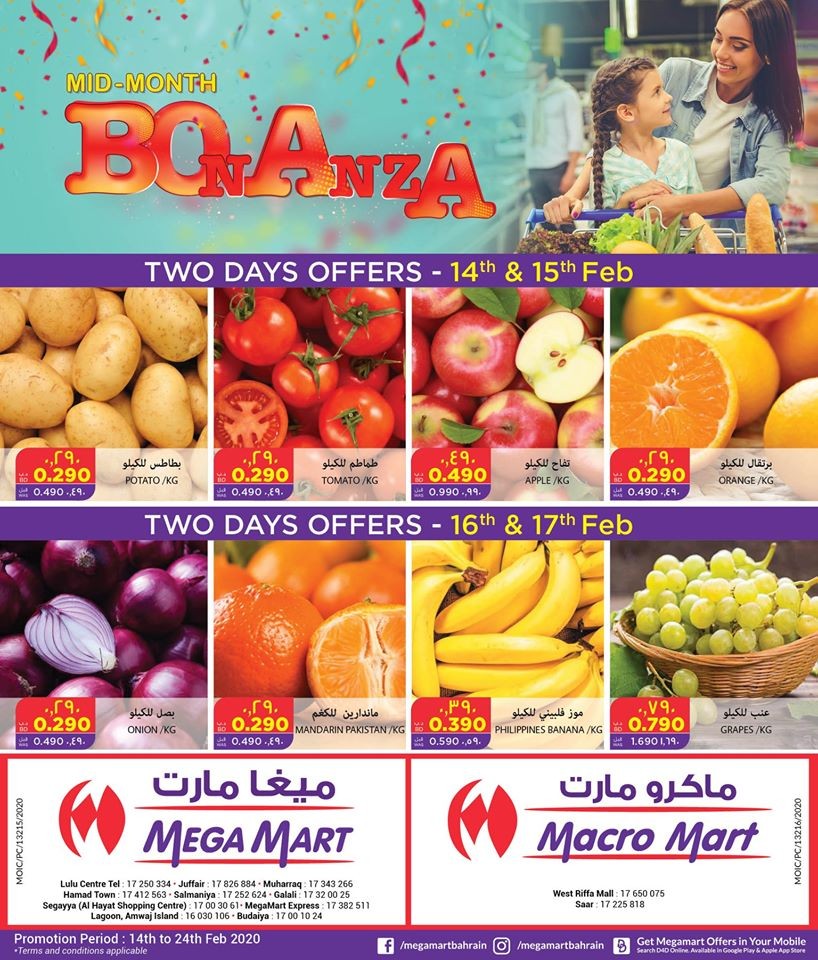 Mega Mart Mid Month Bonanza Offers