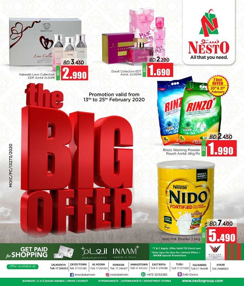 Nesto Supermarkets The Big Offers