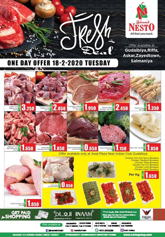 Nesto Supermarkets Tuesday Fresh Deals