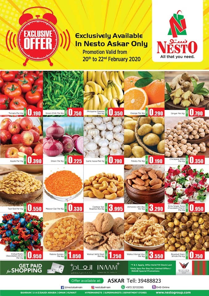 Nesto Supermarket Askar Exclusive Offers