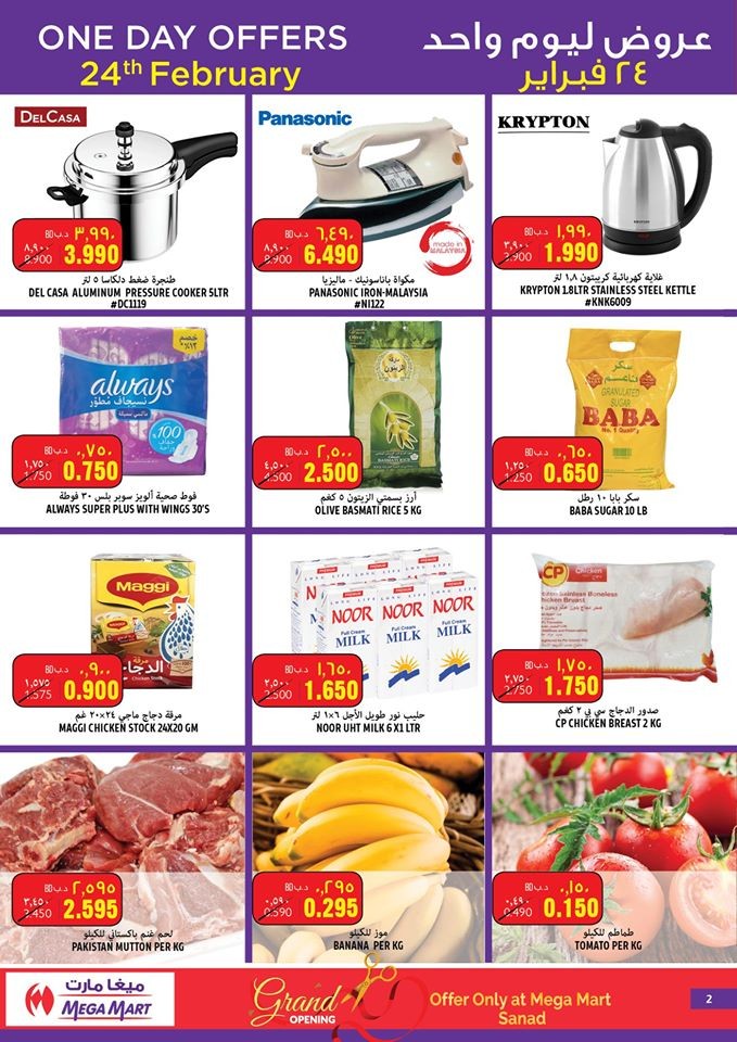 Mega Mart Grand Opening Offers