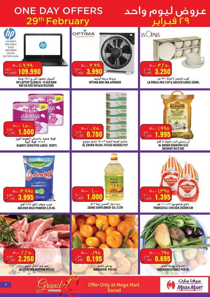 Mega Mart Grand Opening Offers