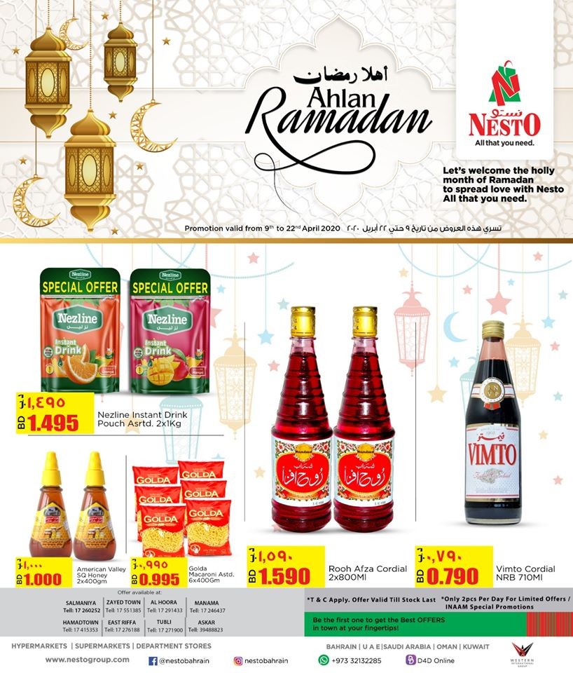 Nesto Hypermarket Ahlan Ramadan Offers