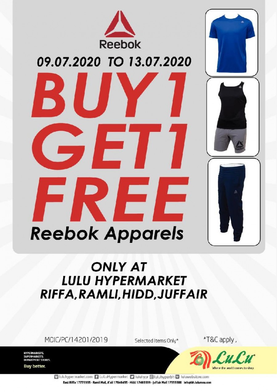 Lulu Hypermarket Reebok Offers
