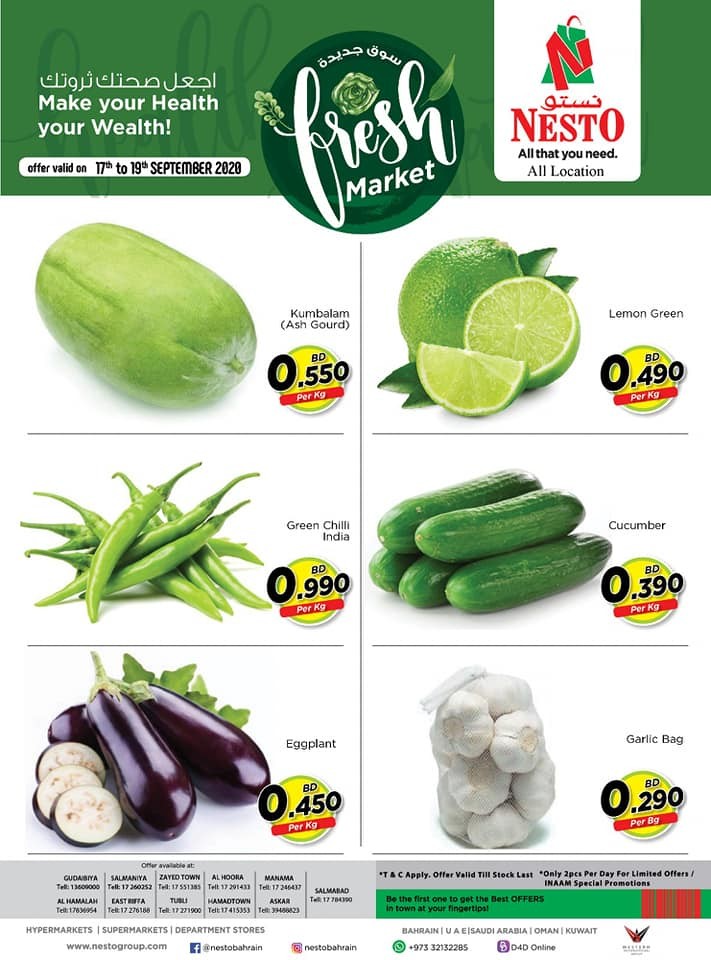 Nesto Weekend Fresh Market Deals