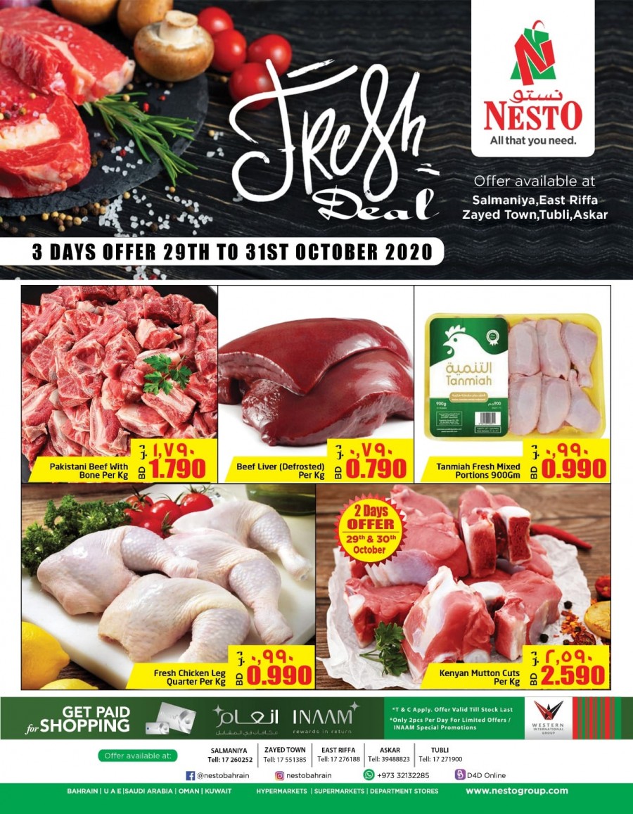 Nesto 3 Days Fresh Offers