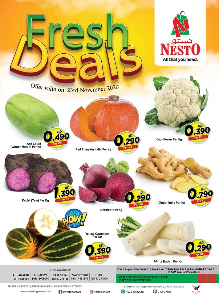 Nesto Fresh Deals 23 November 2020