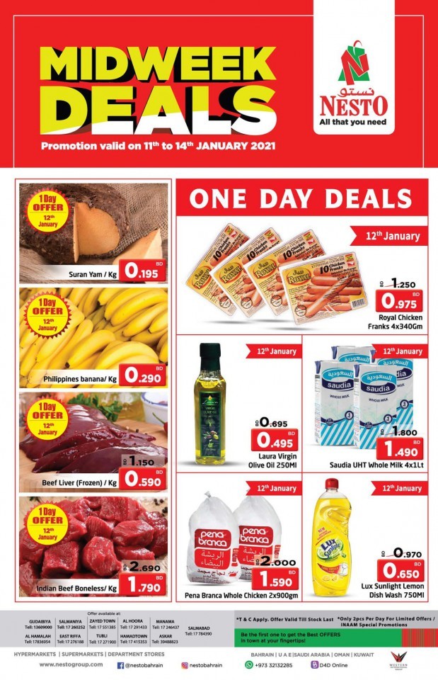 Nesto Hypermarket Midweek Deals