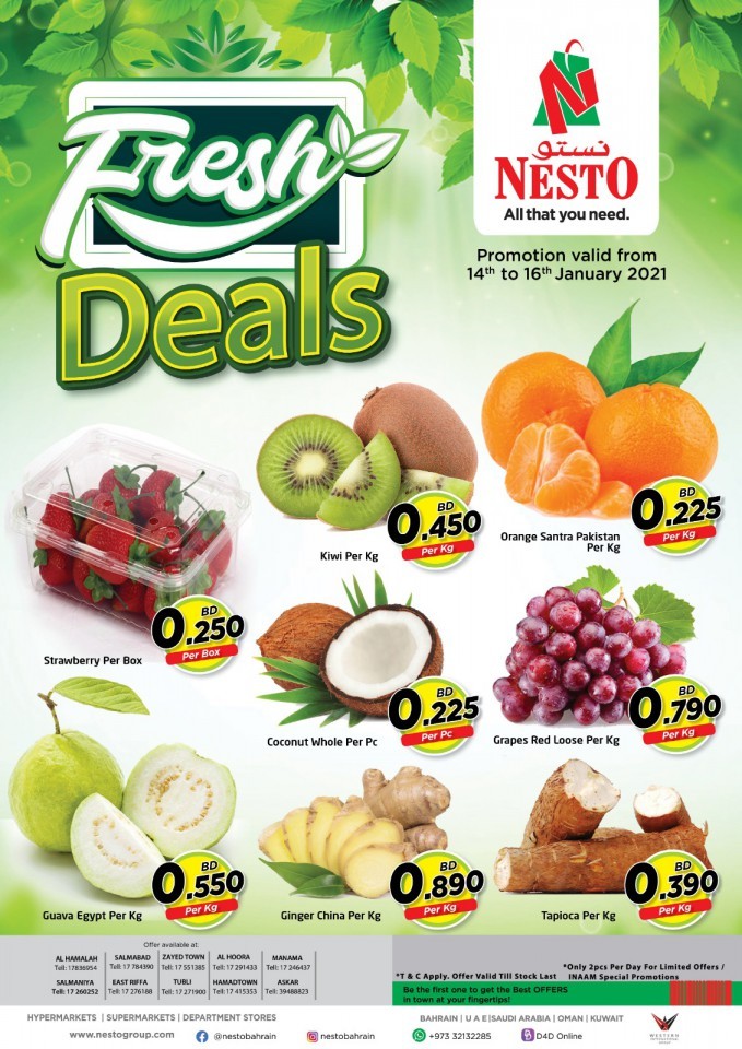 Nesto Hypermarket Weekend Fresh Deals