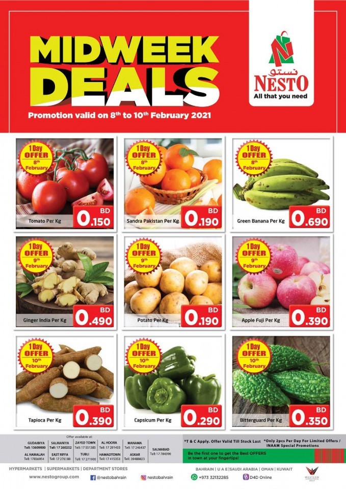 Nesto Best Midweek Deals