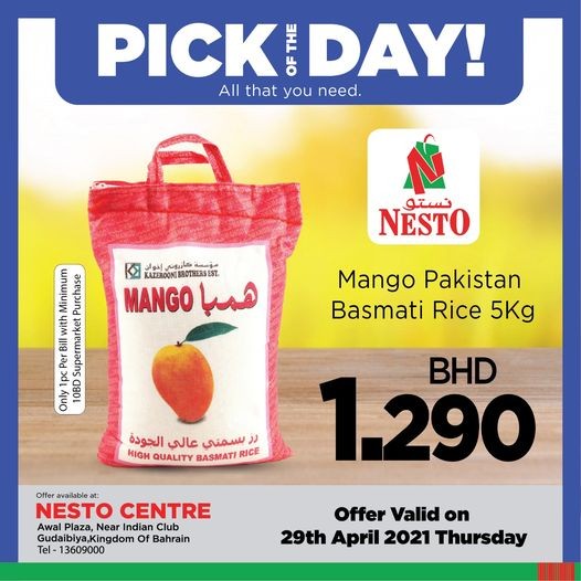Nesto Centre Deal Of The Day 29 April 2021