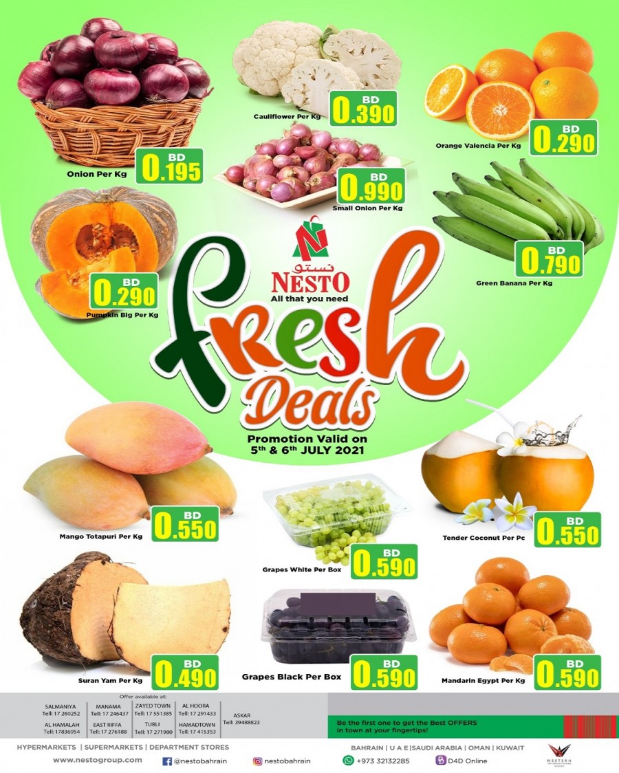 Nesto Weekday Fresh Deals