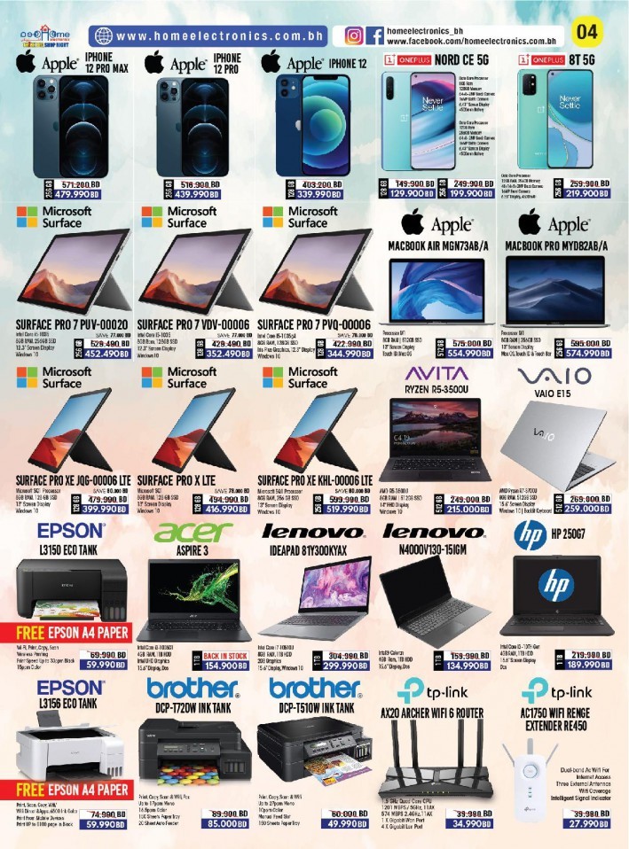 Home Electronics Back To School Deals