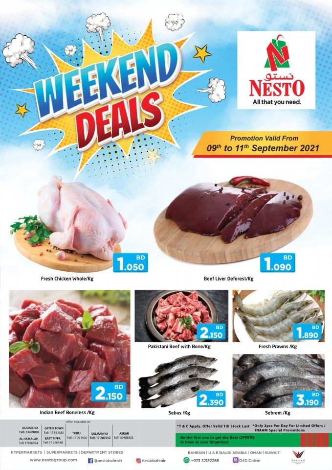 Nesto 3 Days Weekend Deals