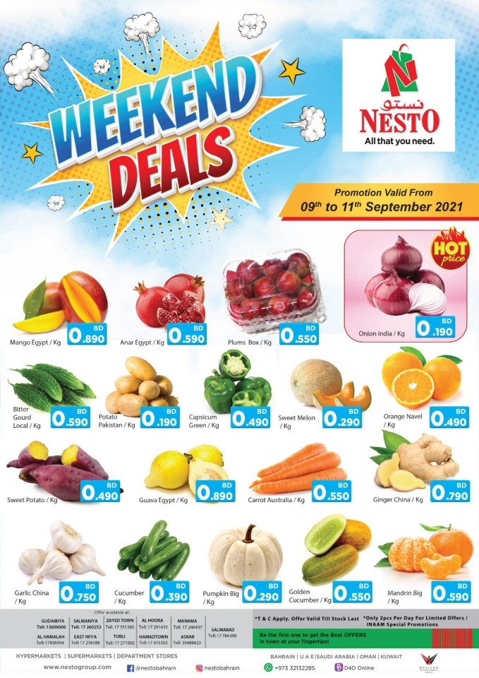 Nesto 3 Days Weekend Deals