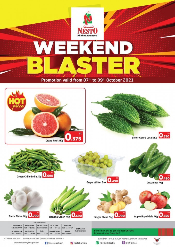 Nesto Weekend Blaster Deals