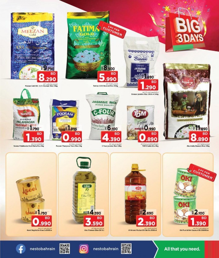 Nesto Big 3 Days Offers