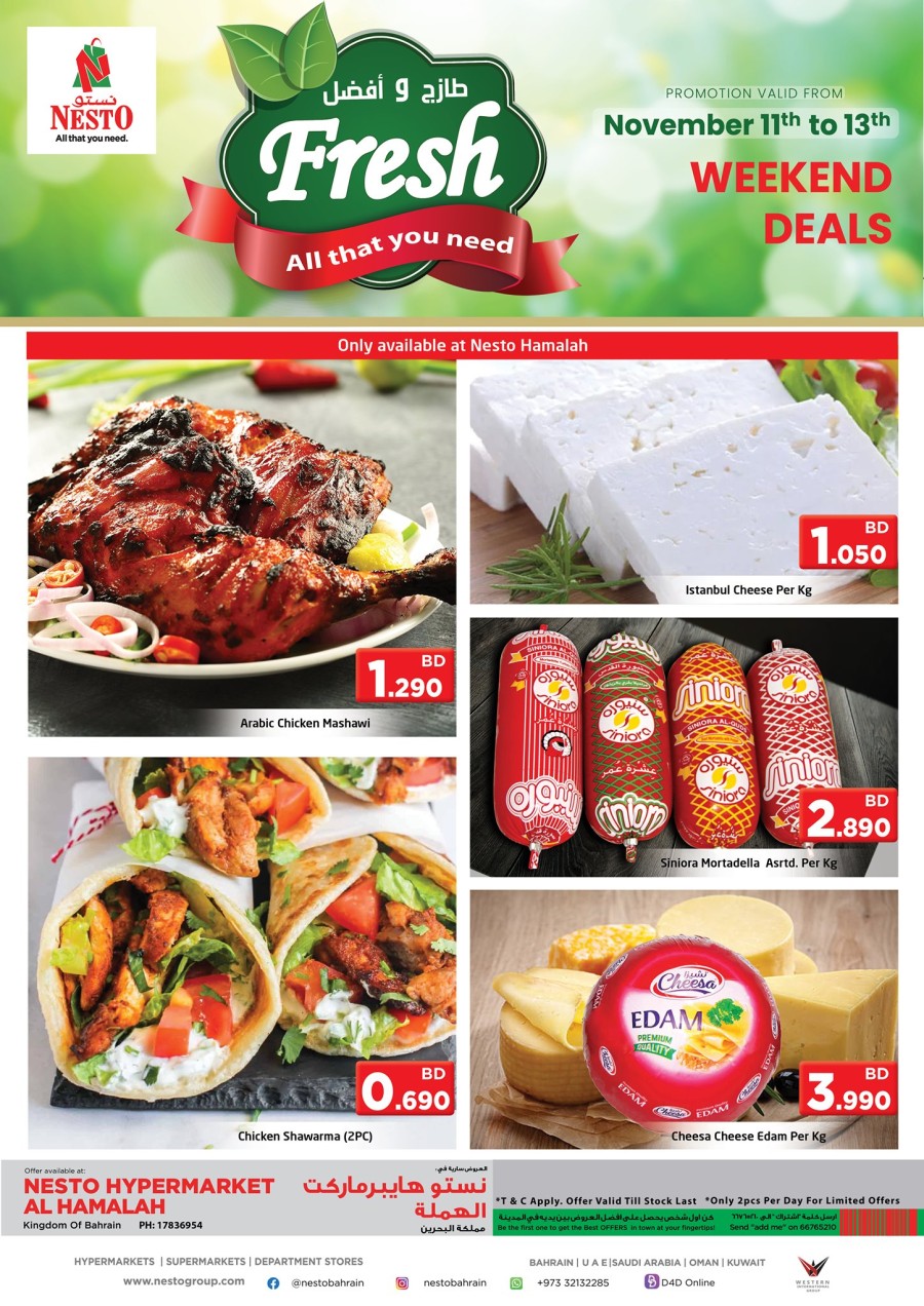 Nesto Fresh Weekend Promotion