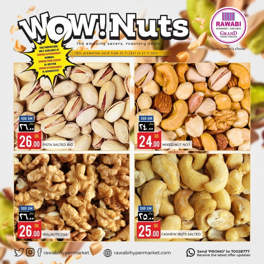 Rawabi Wow Nuts Offers