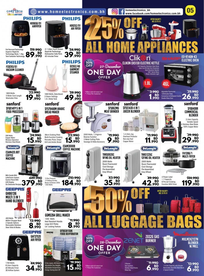 Home Electronics Year End Sale