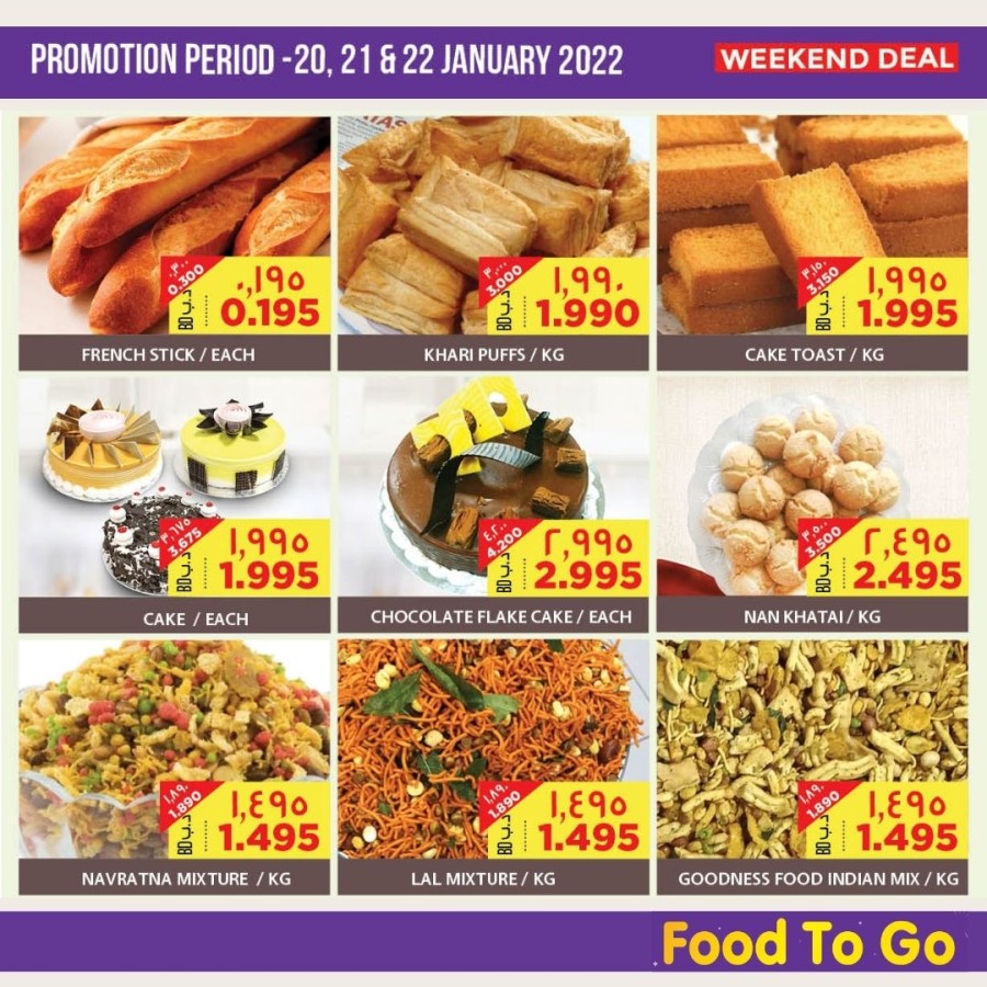 Mega Mart Food To Go 20-22 January 2022