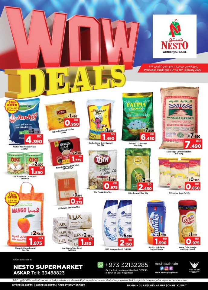 Nesto Wow Deals