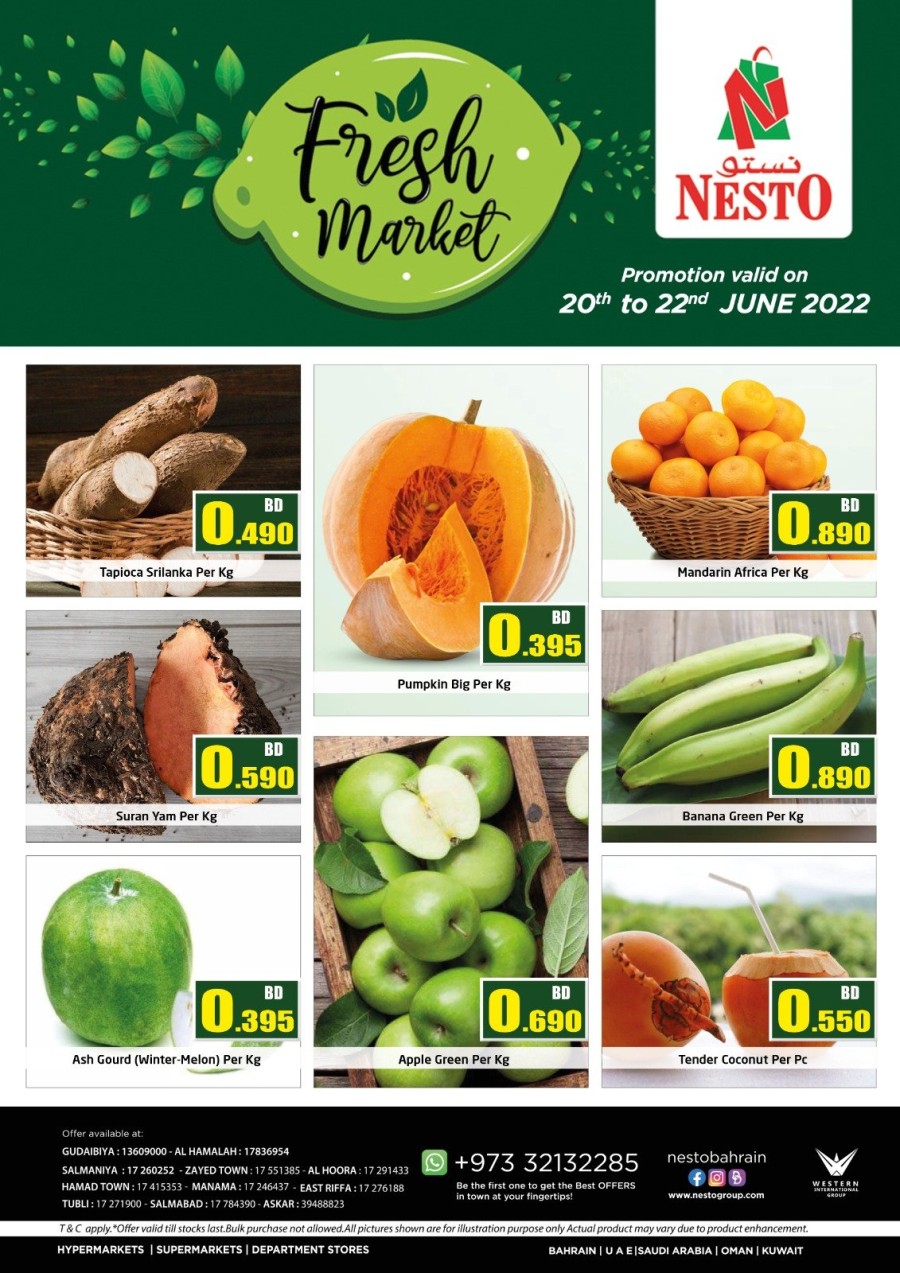 Nesto Fresh Market 20-22 June