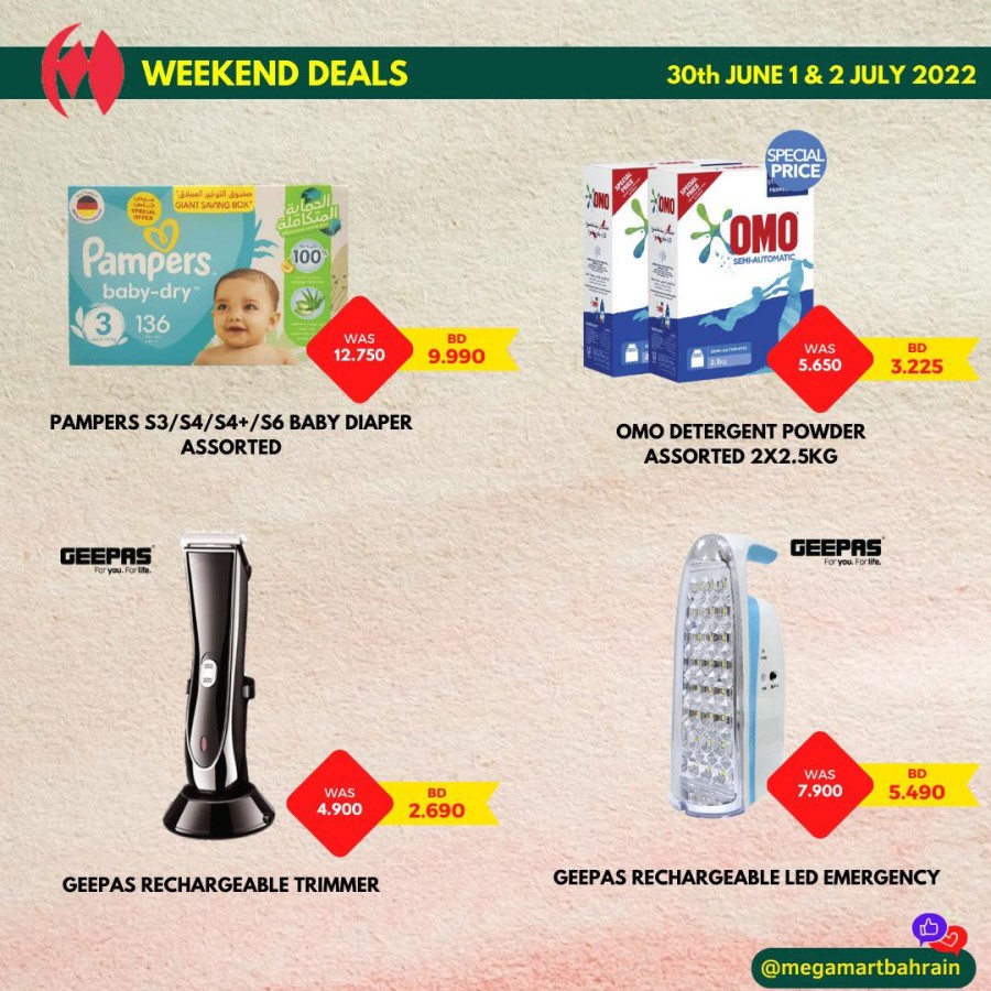 Mega Mart Weekend Deals 
