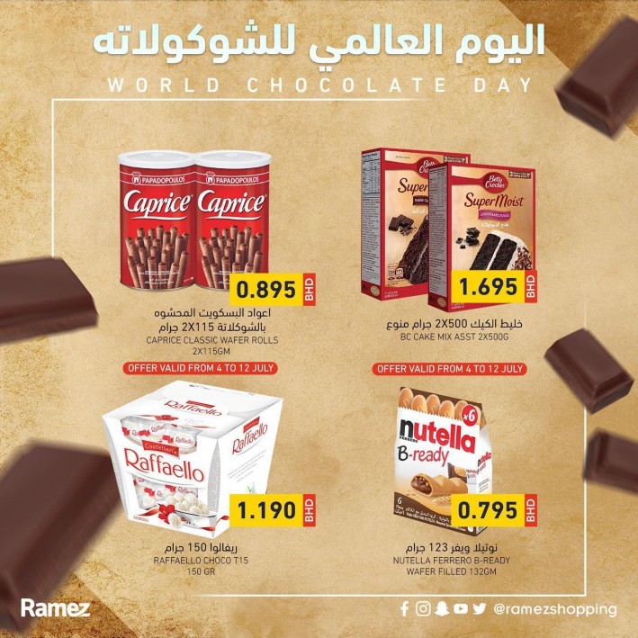 Ramez World Chocolate Day Deals