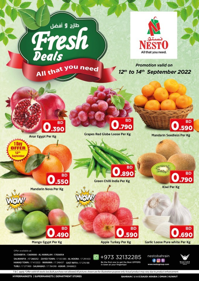 Nesto Fresh Deal 12-14 September