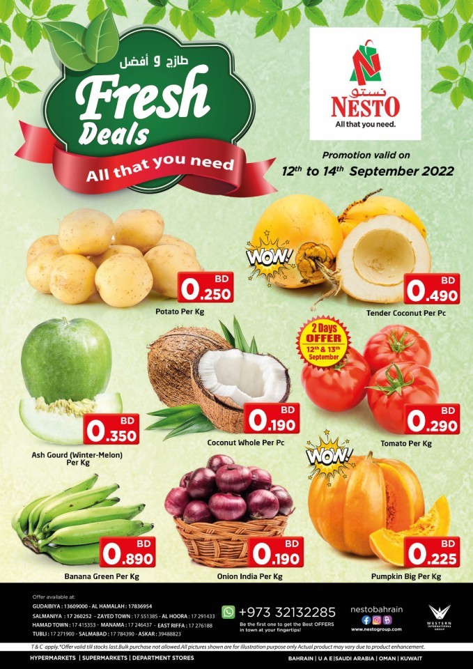 Nesto Fresh Deal 12-14 September