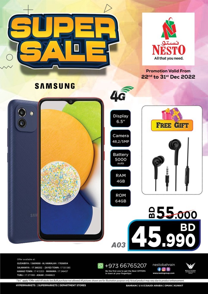 Nesto Super Sale